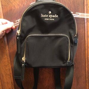 Kate Spade Mini Backpack Black EUC